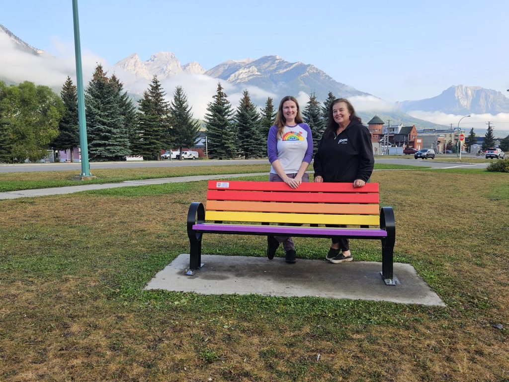 Fernie City Councilor Tracey Audia-Kelly and Fernie Pride President Anne Keery